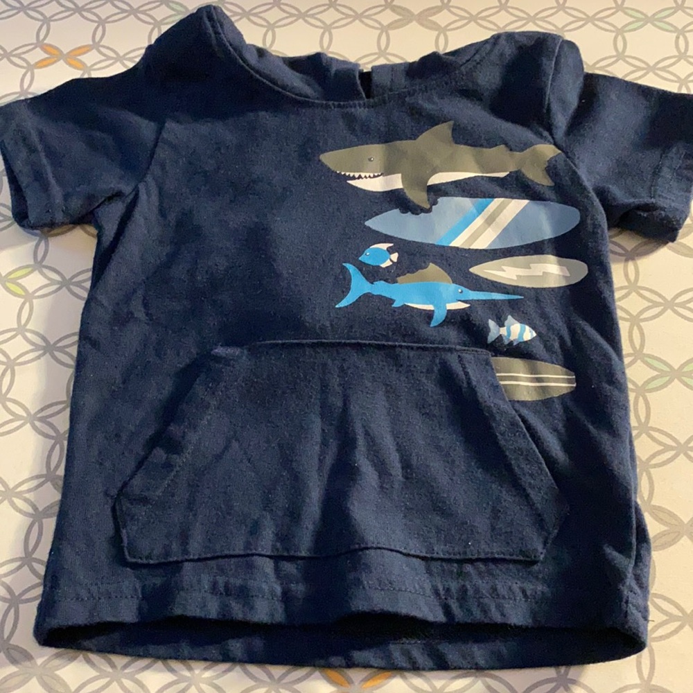 Navy Blue-T-Shirt. Size 12 Months